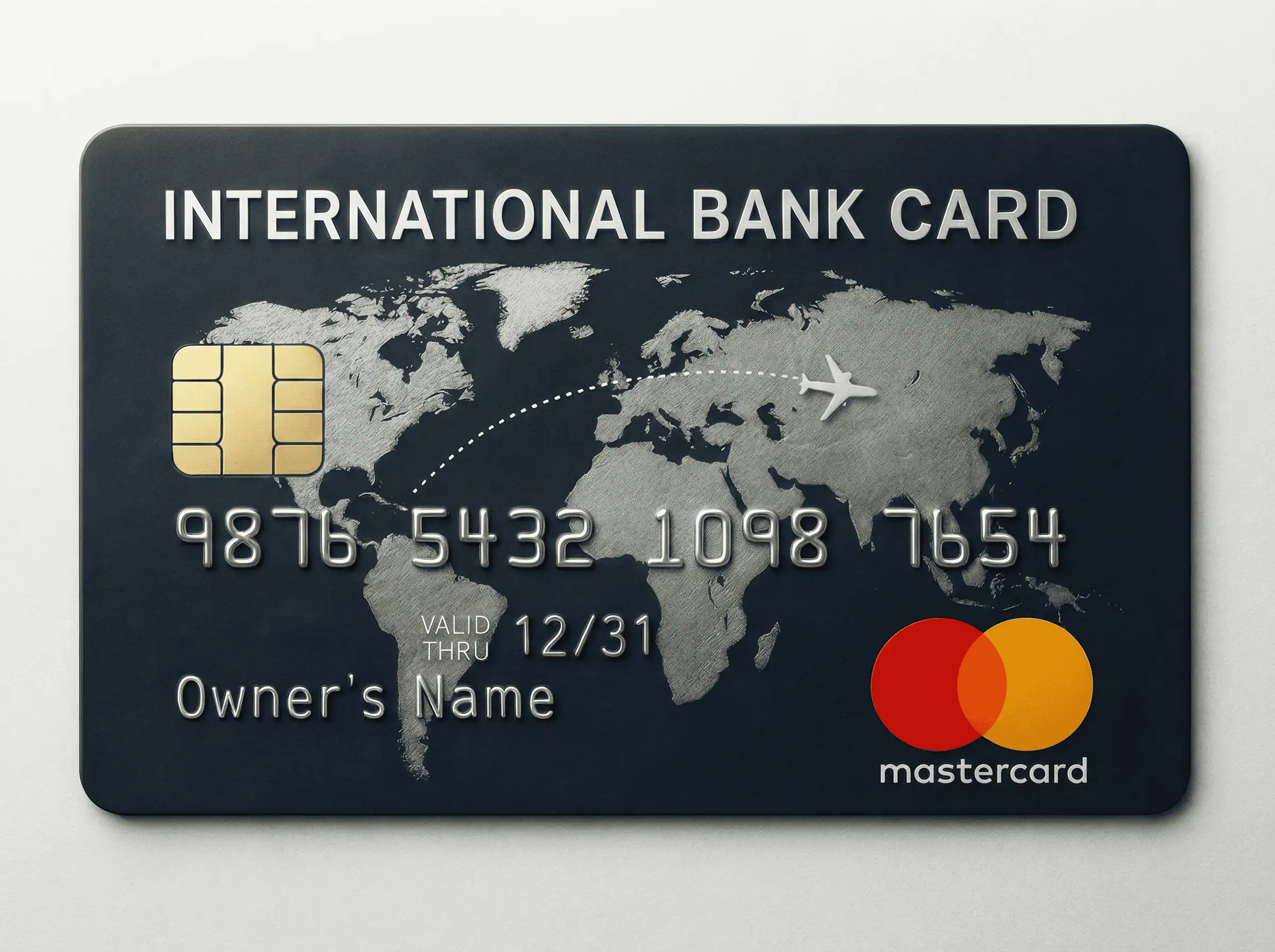 Иностранная пластиковая карта